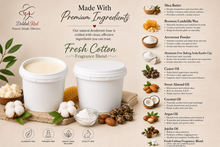 Load image into Gallery viewer, Fresh Cotton Natural Deodorant Base – Bulk Melt & Pour