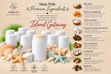 Load image into Gallery viewer, Island Getaway Natural Deodorant - Full Size Wholesale