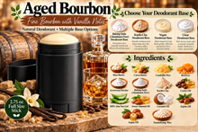 Load image into Gallery viewer, Natural Deodorant - Aged Bourbon