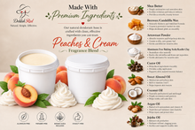 Load image into Gallery viewer, Peaches & Cream Natural Deodorant Base – Bulk Melt & Pour