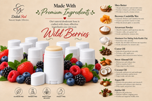 Load image into Gallery viewer, Wild Berries Natural Deodorant - Full Size Wholesale