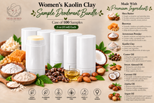 Load image into Gallery viewer, Women's Kaolin Clay Sample Deodorant - 100/case