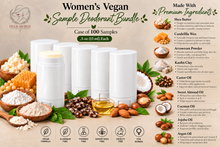Load image into Gallery viewer, Women's Vegan Sample Deodorant - 100/case
