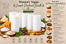 Load image into Gallery viewer, Women's Vegan Sample Deodorant - 24/case