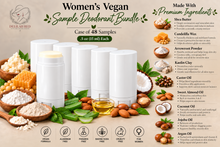 Load image into Gallery viewer, Women's Vegan Sample Deodorant - 48/case