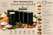 Load image into Gallery viewer, Men's Aluminum-Free Sample Deodorant - 100/case
