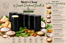 Load image into Gallery viewer, Men's Clear Sample Deodorant - 100/case
