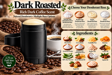 Load image into Gallery viewer, Natural Deodorant - Dark Roasted

