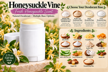 Load image into Gallery viewer, Natural Deodorant - Honeysuckle Vine
