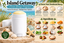 Load image into Gallery viewer, Natural Deodorant - Island Getaway
