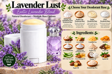 Load image into Gallery viewer, Natural Deodorant - Lavender Lust
