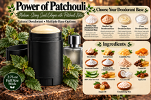 Load image into Gallery viewer, Natural Deodorant -Power of Patchouli
